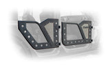 Wrangler/Gladiator Rock Doors Front Pair Mesh Screen For 18-21 Jeep Wrangler JL/20-21 Gladiator JT