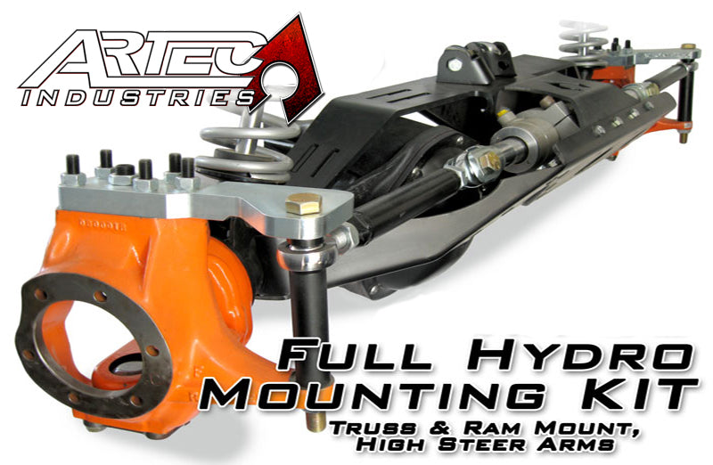 Dana 60 Full Hydro Mounting Kit  78-79 Ford Ultimate Arms for OEM Knuckles Artec
