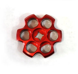 Aluminum Tank Knob Six Shooter Racer Red Power Tank