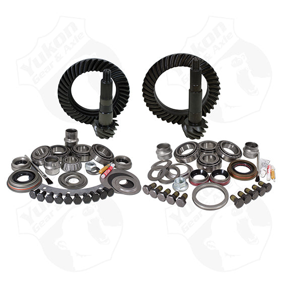 Gear And Install Kit Package For Jeep XJ And YJ With Dana 30 Front And Model 35 Rear 4.56 Ratio -