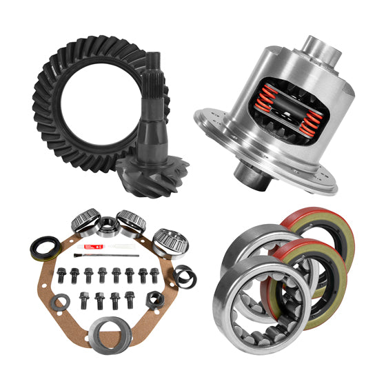 9.25 inch CHY 3.21 Rear Ring and Pinion Install Kit 31 Spline Positraction 1.62 inch Axle Bearings -