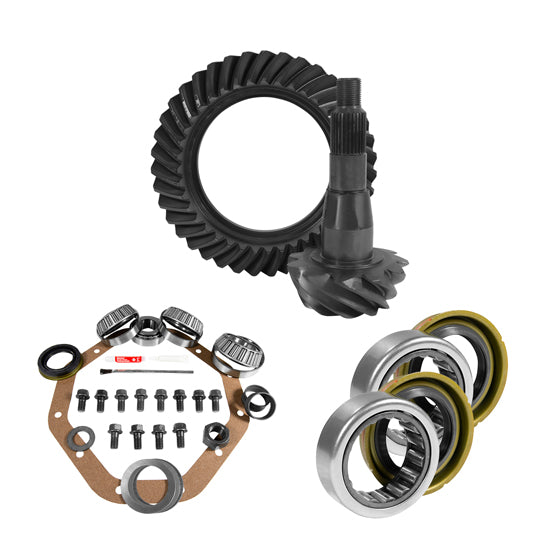 9.25 inch CHY 3.55 Rear Ring and Pinion Install Kit 1.705 inch Axle Bearings and Seal -