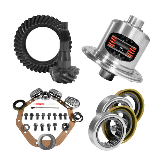 9.25 inch CHY 3.55 Rear Ring and Pinion Install Kit 31 Spline Positraction 1.7 inch Axle Bearings -
