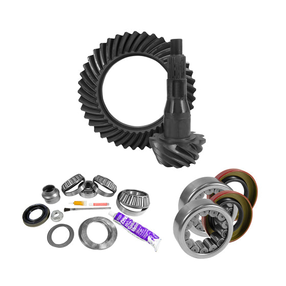 9.75 inch Ford 3.55 Rear Ring and Pinion Install Kit Axle Bearings and Seal -