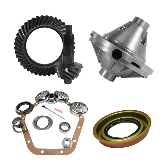 10.5 inch GM 14 Bolt 3.73 Rear Ring and Pinion Install Kit 30 Spline Positraction -