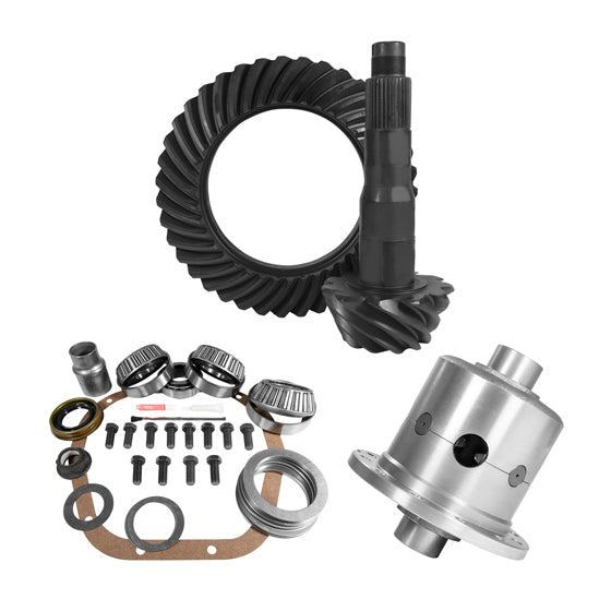 10.5 inch Ford 3.73 Rear Ring and Pinion Install Kit 35 Spline Positraction -