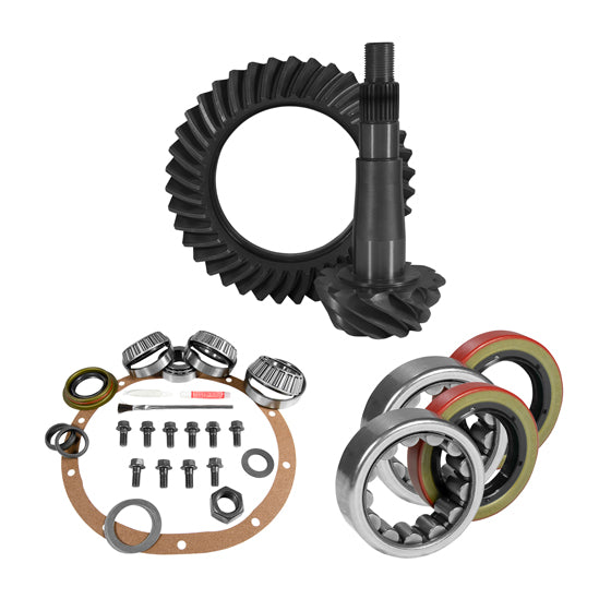 8.25 inch CHY 3.07 Rear Ring and Pinion Install Kit 1.618 inch ID Axle Bearings and Seals -