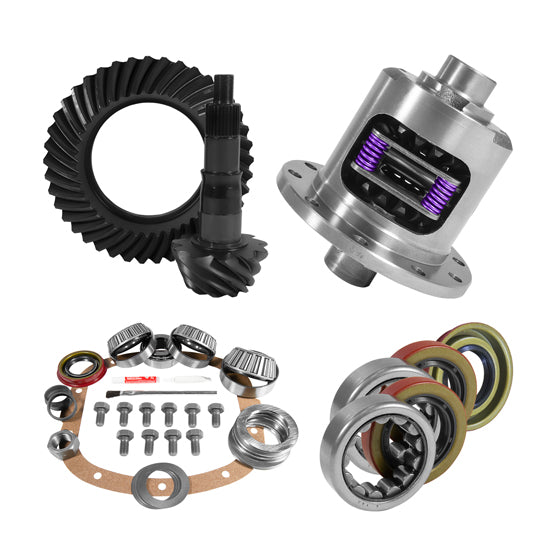 7.5/7.625 GM 3.23 Rear Ring and Pinion Install Kit 28 Spline Positraction Axle Bearings -