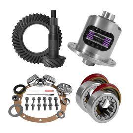 8.5 inch GM 3.73 Rear Ring and Pinion Install Kit 30 Spline Positraction Axle Bearings and Seals USA Standard