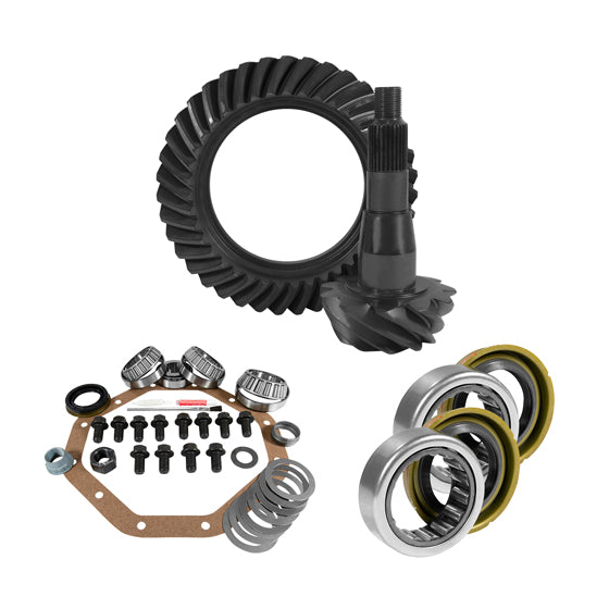 ZF 9.25 inch CHY 3.21 Rear Ring and Pinion Install Kit Axle Bearings and Seal USA Standard