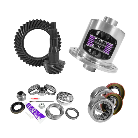 9.75 inch Ford 3.73 Rear Ring and Pinion Install Kit 34 Spline Positraction Axle Bearings USA Standard