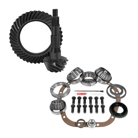 10.5 inch Ford 4.56 Rear Ring and Pinion Install Kit with NP761271 / NP998236 USA Standard
