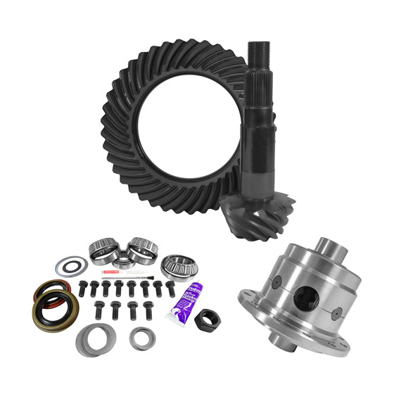 11.25 inch Dana 80 4.56 Rear Ring and Pinion Install Kit 35 Spline Positraction 4.375 inch BRG USA Standard