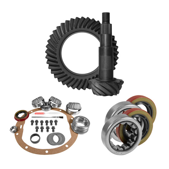 8.2 inch GM 3.08 Rear Ring and Pinion Install Kit 2.25 inch OD Axle Bearings and Seals USA Standard