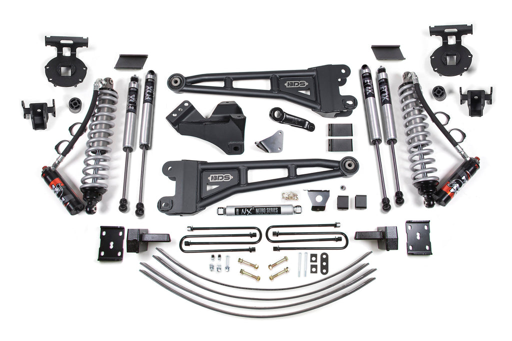 6 Inch Lift Kit w/ Radius Arm | FOX 2.5 Performance Elite Coil-Over Conversion | Ford F250/F350 Super Duty (05-07) 4WD | Diesel