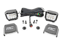 Load image into Gallery viewer, LED Light Ditch Mount 2inch Chrome Pair Wide Ford Bronco 21 23