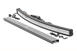 Chrome Series LED 54 Inch Light Curved Dual Row White DRL