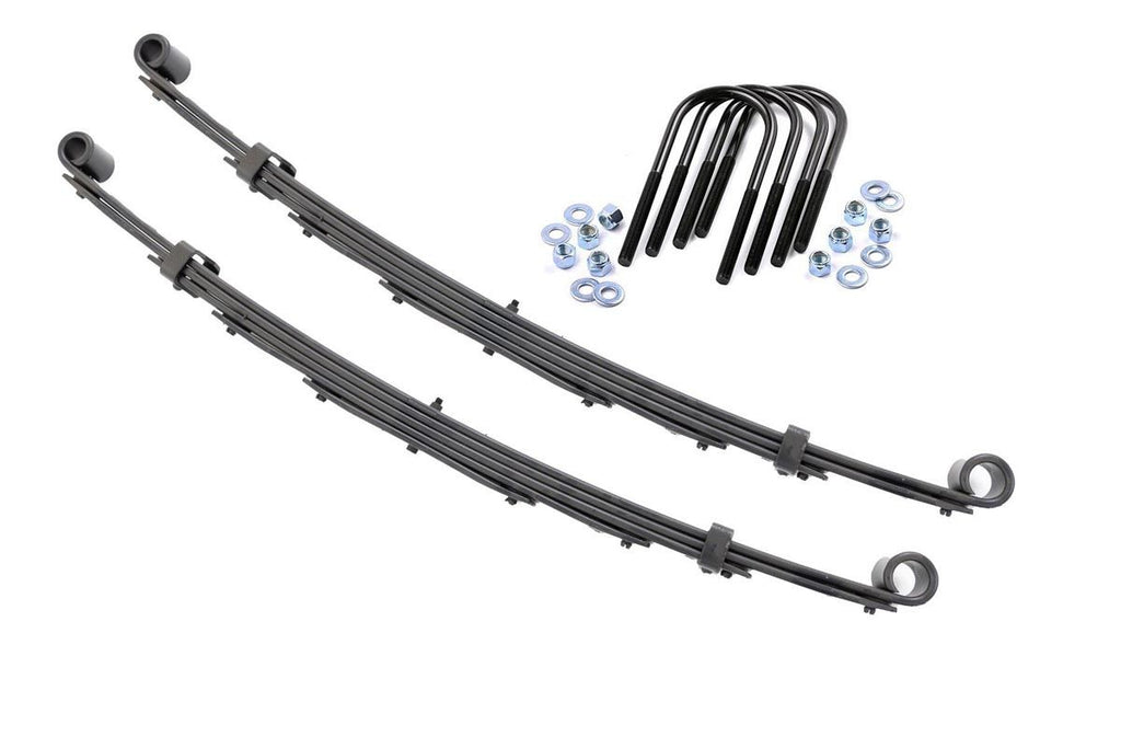 Front Leaf Springs 4inch Lift Pair GMC Half Ton Suburban 4WD 1969 1972