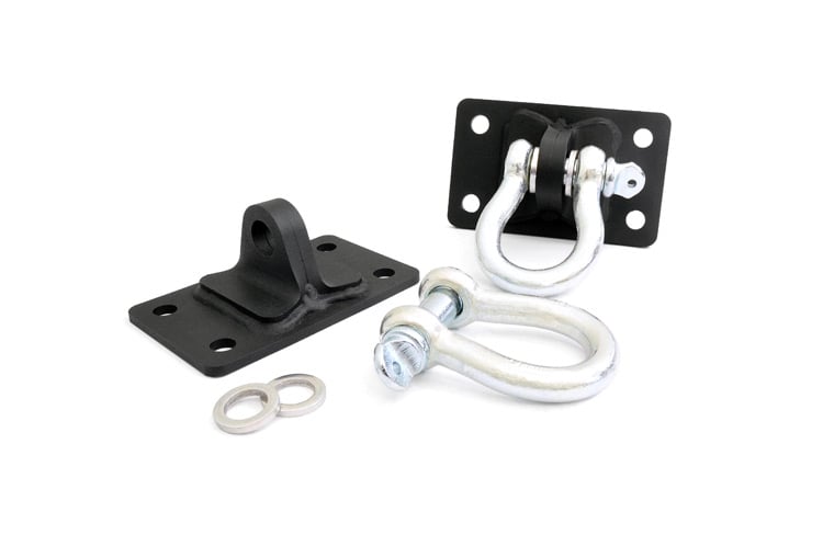 D Ring Shackles and Mounts Stubby Winch Bumpers Jeep Wrangler JK 07 18
