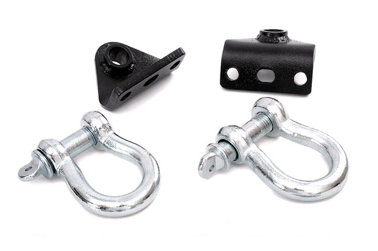 D Ring Shackles and Mounts Jeep Wrangler TJ 4WD 1997 2006