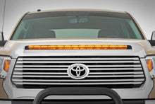 Load image into Gallery viewer, LED Light Hood Bulge 40inch White Amber Strip Toyota Tundra 14 21