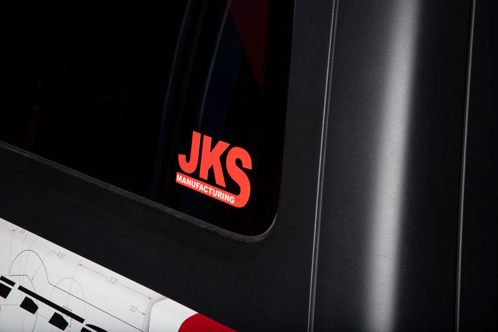 JKS Decal 2.5" x 5” | Red