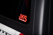 Load image into Gallery viewer, JKS Decal 2.5&quot; x 5” | Red