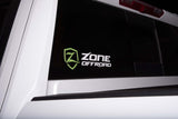 Zone Vinyl Logo Decal - Green + White