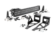 Load image into Gallery viewer, LED Light Bumper Mount 2inch Black Dual Row Ford Super Duty 05 07