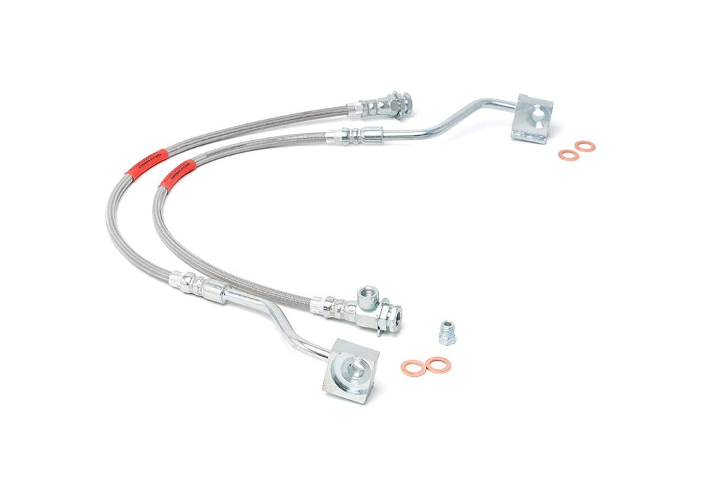 Brake Lines Stainless FR 4 6inch Lift Ford Bronco F 150 80 96
