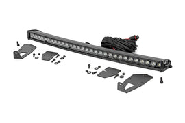 LED Light Grille Mount 30inch Black Single Row Ford Raptor 17 20