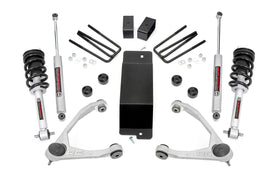 3.5 Inch Lift Kit UCA N3 Struts Chevy GMC 1500 07 13