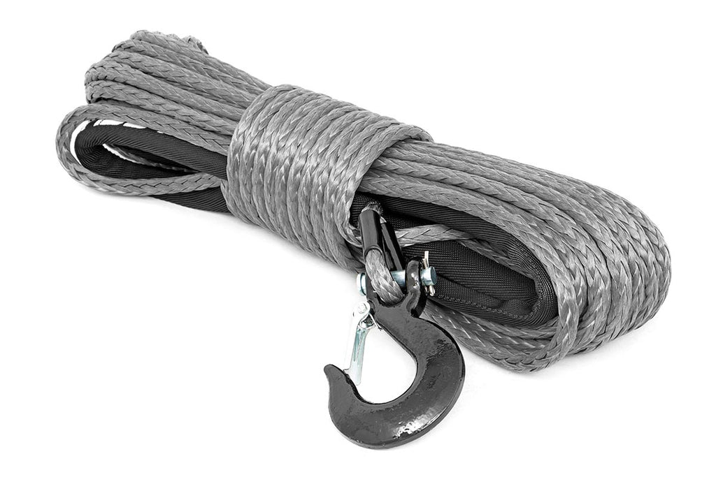 Synthetic Rope 3 8 Inch 85 Ft Length Gray