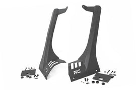 LED Light Mounts Upper Windshield 50inch Jeep Gladiator JT 20 22 Wrangler JL 18 23