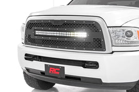 Mesh Grille 30inch Dual Row LED Black Ram 2500 3500 13 18