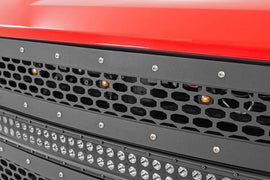 LED Light Mesh Grill Mount Amber Marker Ford F 150 15 17