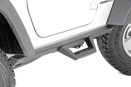 Contoured Drop Steps 2 Door Jeep Wrangler JK 4WD 2007 2018