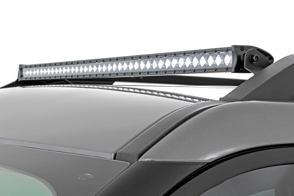 LED Light Roof Rack Mount 40inch Black Single Row Ford Bronco Sport 21 23