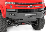 High Clearance Front Bumper LED Lights and Skid Plate Chevy Silverado 1500 19 22