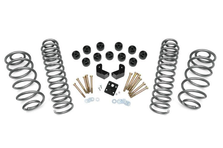3.75 Inch Lift Kit Combo 4 Cyl Jeep Wrangler TJ 4WD 97 06