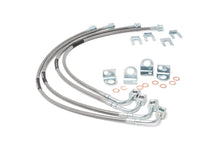 Load image into Gallery viewer, Brake Lines Stainless FR and RR 4 6 Inch Lift Jeep Wrangler JK 07 18
