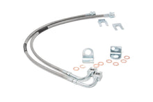 Load image into Gallery viewer, Brake Lines Stainless Front 4 6 Inch Lift Jeep Wrangler JK 07 18