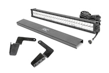 Load image into Gallery viewer, LED Light Bumper Mount 30inch Chrome Dual Row White DRL Toyota FJ Cruiser 07 14