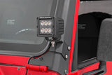 LED Light Mount Lower A Pillar Pod Jeep Wrangler TJ 97 06