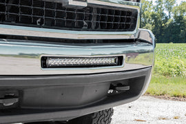 LED Light Mount Bumper 20inch Chevy Silverado 1500 07 13 Silverado 2500 HD 07 10