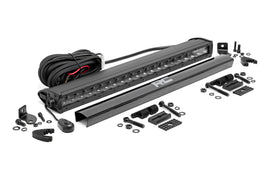 Black Series LED Light Bar 20 Inch Single Row