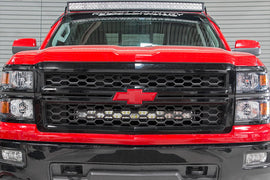 Chevrolet 30in Curved Cree LED Grille Kit Dual Row 14 15 Silverado 1500