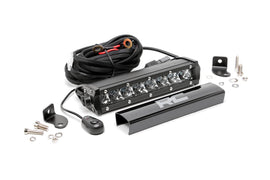 Chrome Series LED Light Bar 8 Inch Single Row