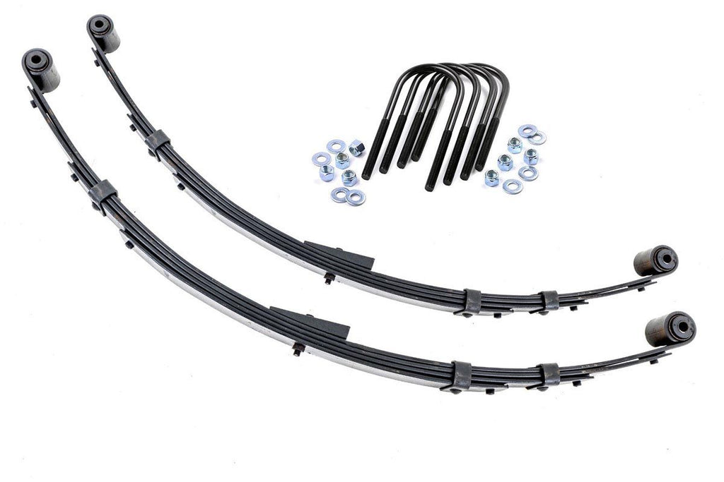 Rear Leaf Springs 4inch Lift Pair Jeep Wrangler YJ 4WD 87 95