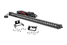 Load image into Gallery viewer, LED Light Grill Mnt 30inch Black Single Row White DRL Ford Super Duty 11 16